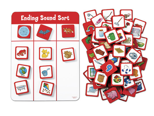 Ending Sounds Magnetic Sorting Board