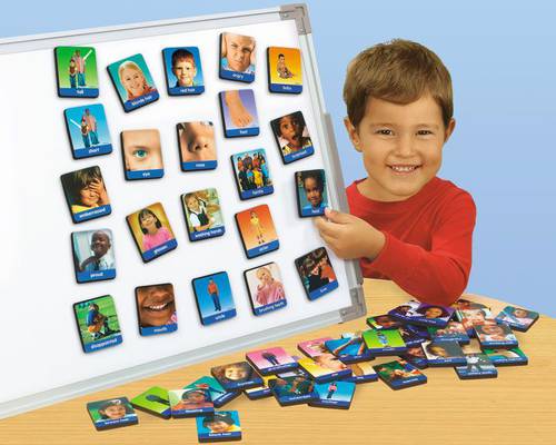 BUILDING LANGUAGE PHOTO MAGNETS - ALL ABOUT ME