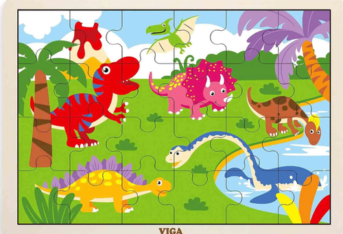 24 Pcs Puzzle - Dinosaurs 