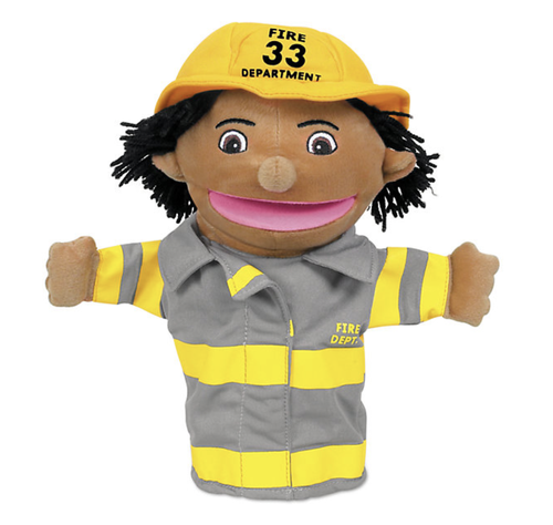 Let’s Talk! Firefighter Community Helper Puppet