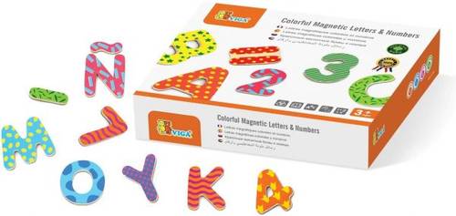  Magnetic Letters & Numbers - 77 pcs