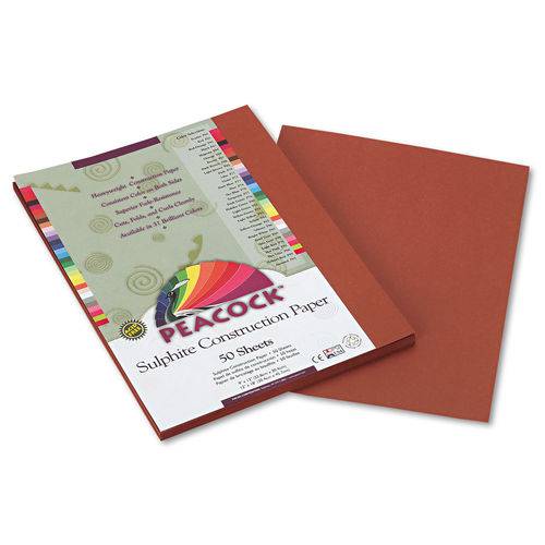 Pacon Construction Paper 9 X 12, BROWN, 50/PACK