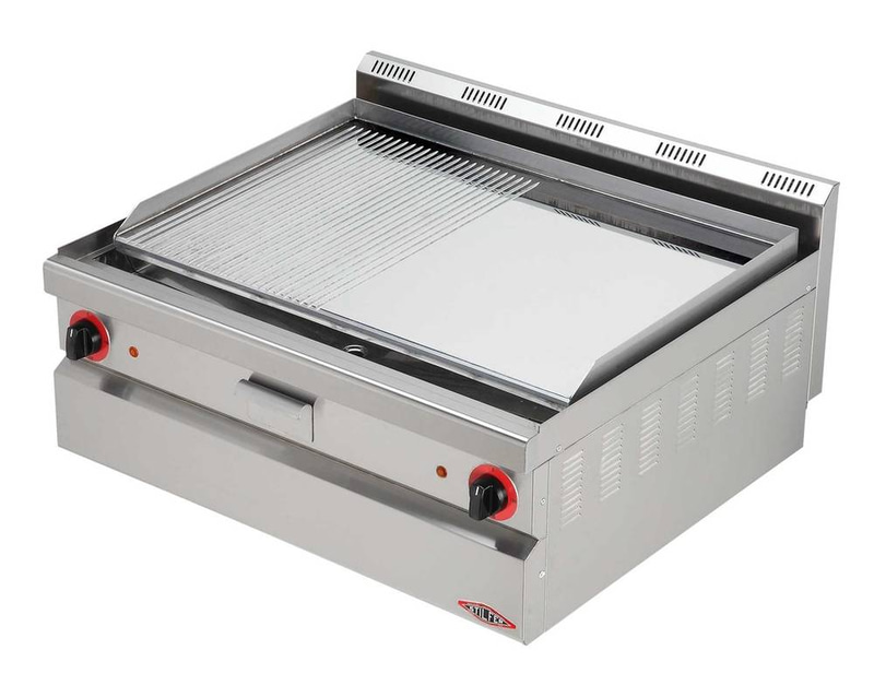 جريل كهرباء ستيلفر مخطط وأملس 80 سم إيطالي STILFER 8000W