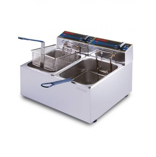 قلاية كهرباء 9+9 لتر حوضين ماليزي BERJAYA 6000W