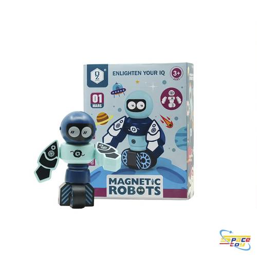 Magnetic robot cubes