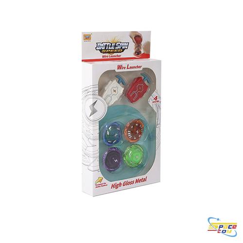 4-piece bubble set with 2 launchers
