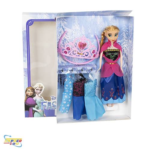 Anna doll with dresses and tiara