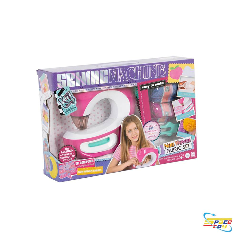 آلة الخياطة التعليمية للأطفال - مجموعة الأقمشة غير المنسوجة (Sewing Machine DIY Set)