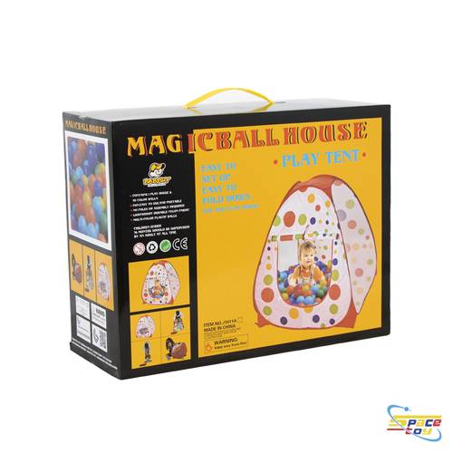 خيمة ألعاب الأطفال المتنقلة وحوض الكرات (Magic Ball House)