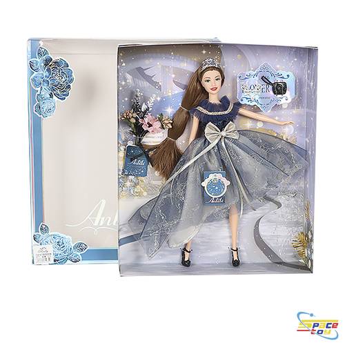 Anila doll in a royal evening gown