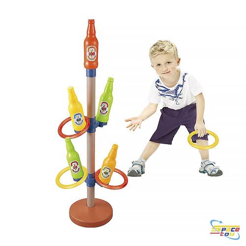 Ring toss and shoot game