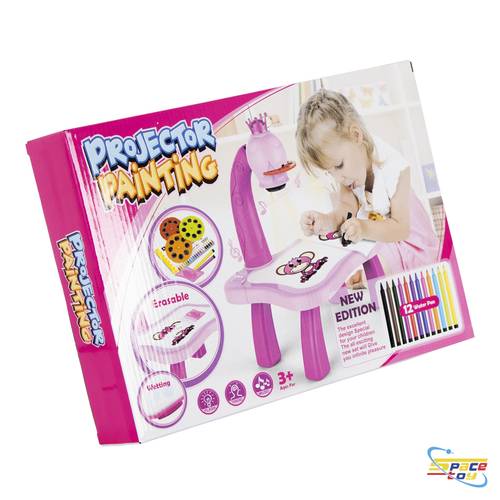 Smart drawing projector for children, pink