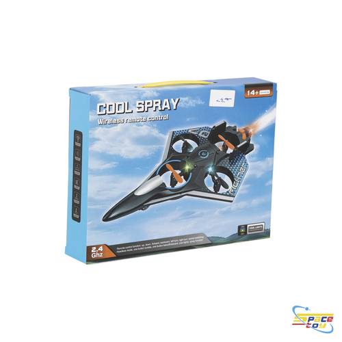  طائرة نفاثة درون ذكية بريموت كنترول فلين وميزة بخاخ الدخان (Cool Spray)