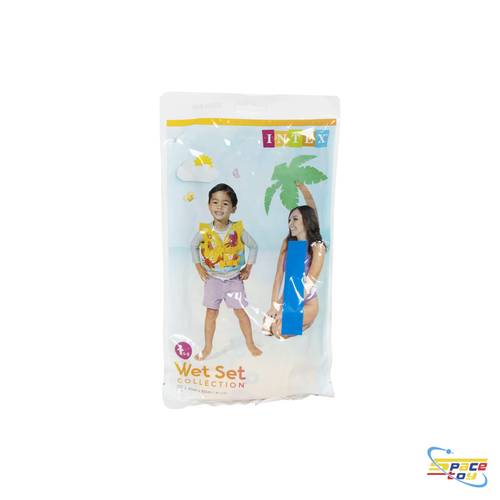 سترة جاكيت سباحة للأطفال من Wet Set Collection - الأمان والمرح مع Intex