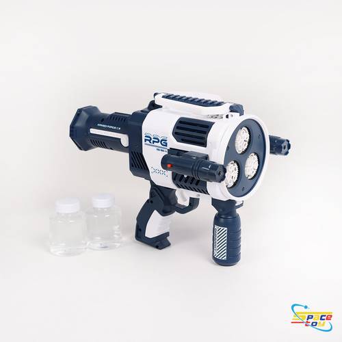 Bazooka soap bubble gun
