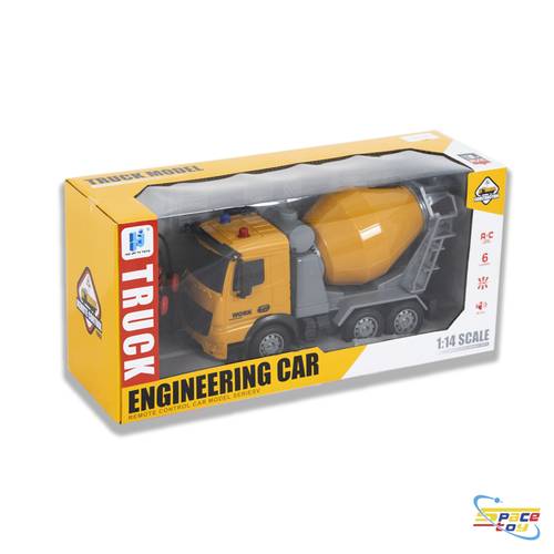 شاحنة خلاطة الخرسانة التفاعلية (Engineering Car) - متعة البناء والتحكم
