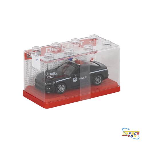 سيارة شرطة معدنية (Die-Cast Police Car)