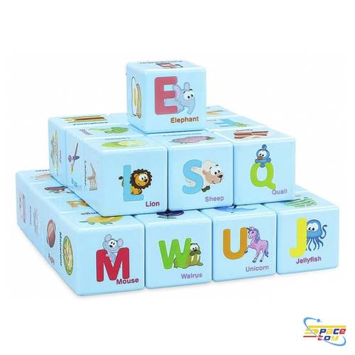 مكعبات تركيب احرف انجليزي A-Z