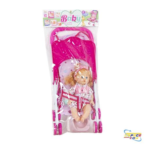 عروسة دمية الطفل مع عربة التنزه (Mommy's Baby Collection)