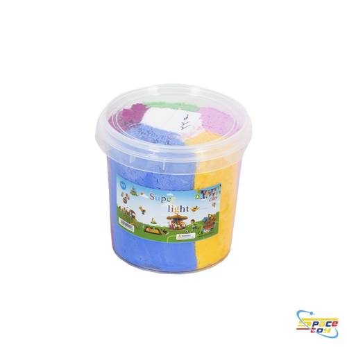 سطل الصلصال السحري فائق الخفة (Super Light Clay) - متعدد الألوان