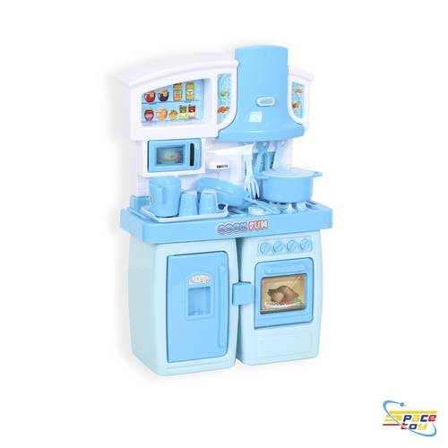 Blue children's kitchen