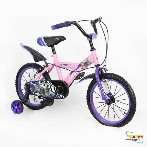 سيكل لايون بايك مقاس (16) (Lion Bike) الرياضي للأطفال – لمسات وردية مفعمة بالحيوية