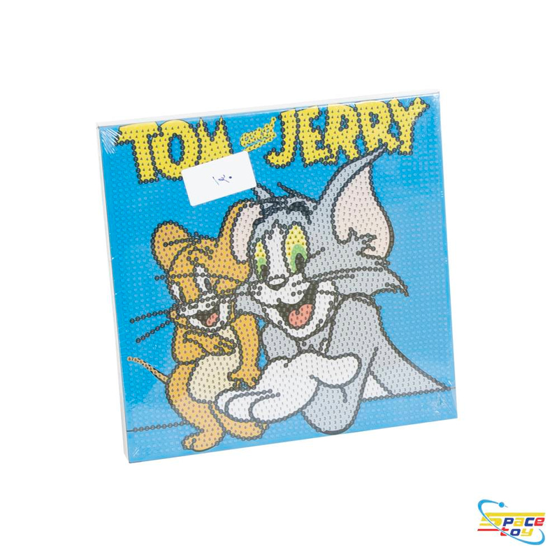 لوحة تلوين بالخرز توم وجيري (Tom & Jerry Diamond Painting) – فن وإبداع