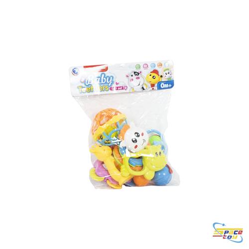 مجموعة ألعاب خشخيشات وعضاضات للأطفال (Baby Teethers Gift Set)