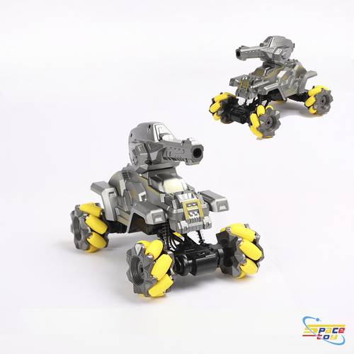 Tank-shaped car