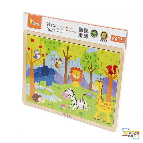 Jungle animals puzzle