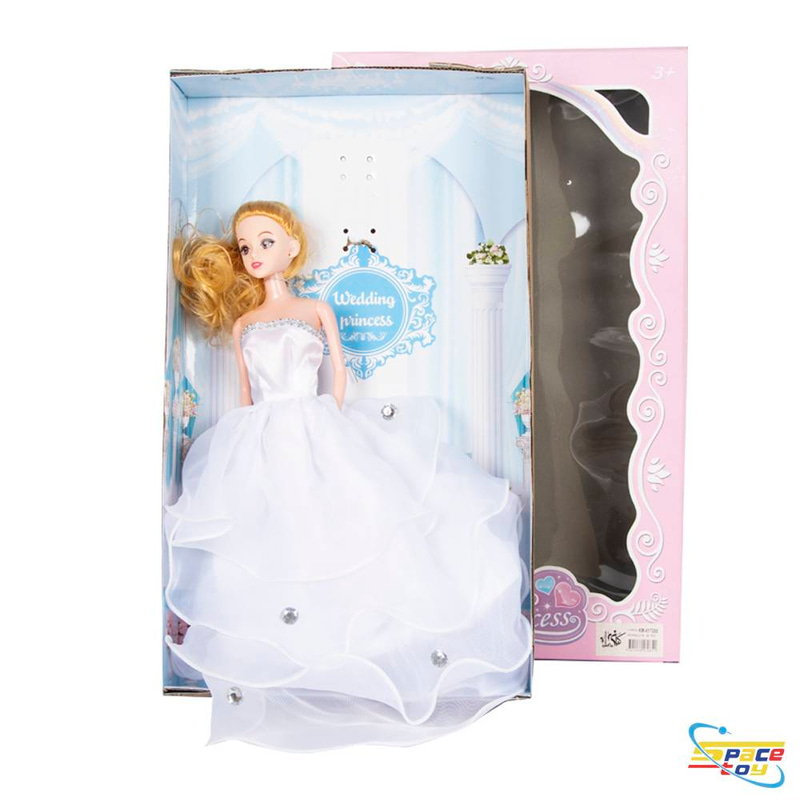 Bride doll in white dress