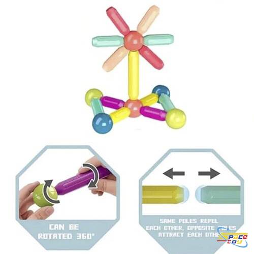 42-piece magnetic puzzle game
