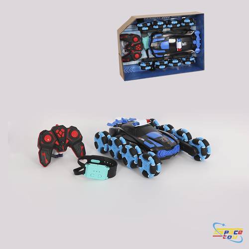 8-wheel police show car