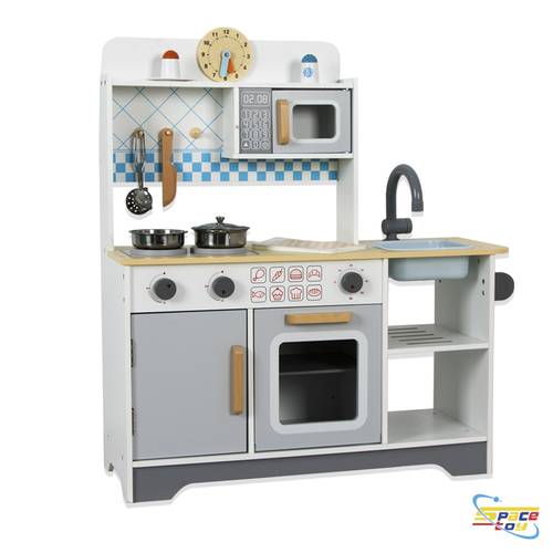 لعبة المطبخ الخشبي التفاعلي للأطفال 🍳 إصدار الشيف المتكامل ✨
