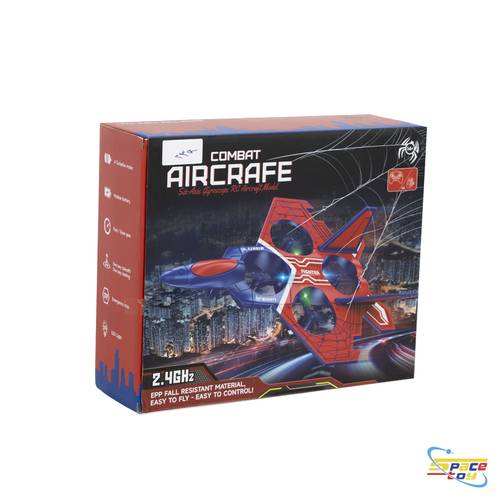 طائرة درون قتالية ذكية فلين بريموت كنترول وتصميم سبايدرمان (Combat Aircraft RC Drone)
