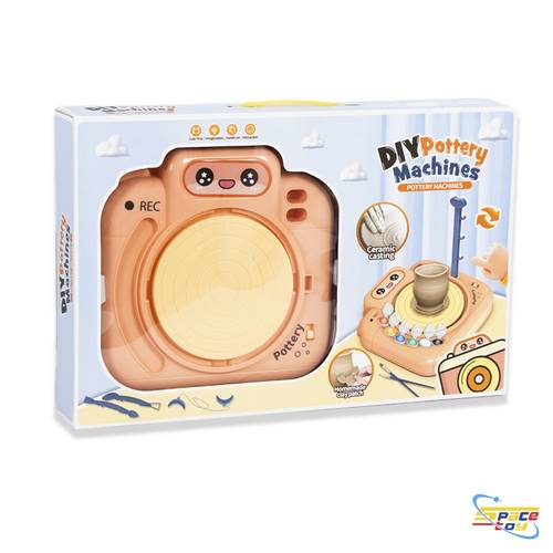 ماكينة صناعة الفخار التعليمية (DIY Pottery Machine) – اصنع فنك بيدك!