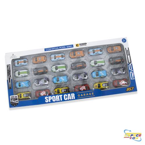 مجموعة سيارات السباق الرياضية المتنوعة - 24 سيارة (Sport Car Garage)