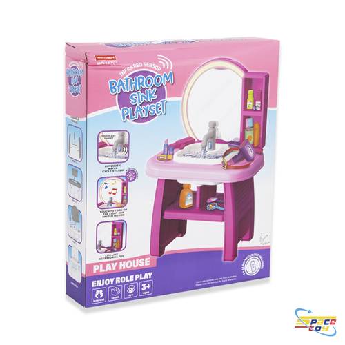 مجموعة مغسلة الحمام التفاعلية (Bathroom Sink Playset) - تجربة واقعية ممتعة