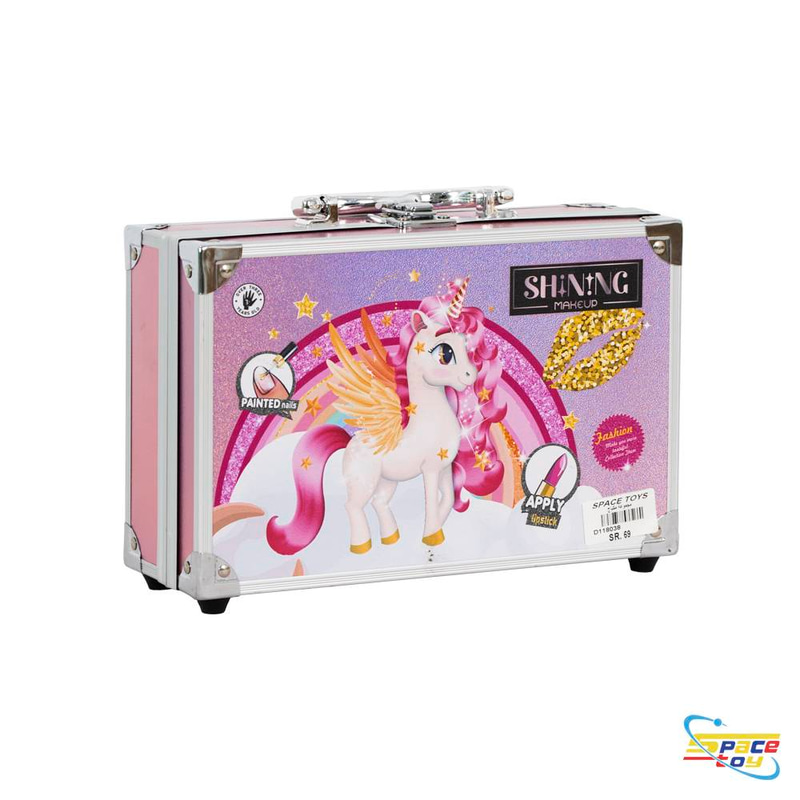 صندوق مكياج اليونيكورن البراق للأطفال (SHINING MAKEUP Vanity Case)