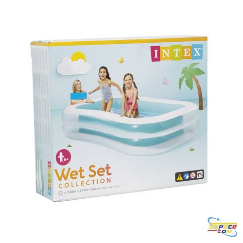 مسبح إنتيكس العائلي المستطيل - Wet Set Collection