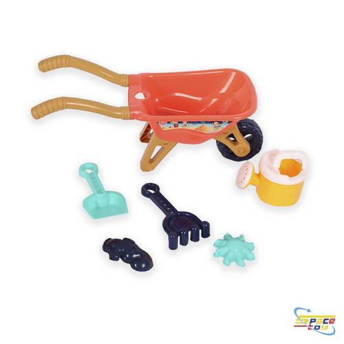 Sand cart with play tools