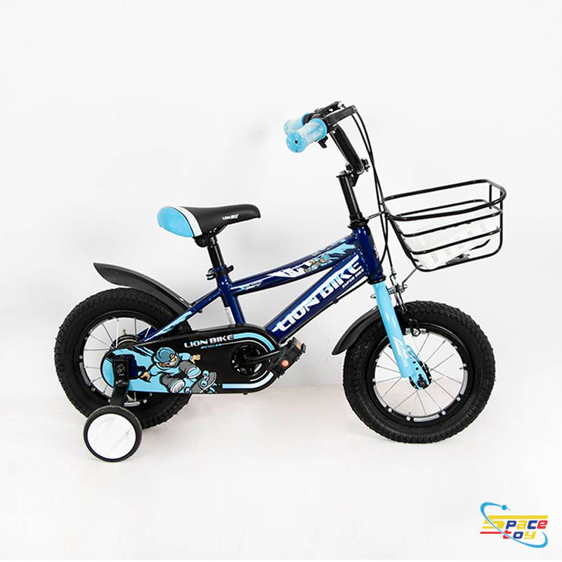 سيكل لايون بايك مقاس (12) (Lion Bike) للأطفال مع سلة أمامية – حيوية وأناقة في كل جولة