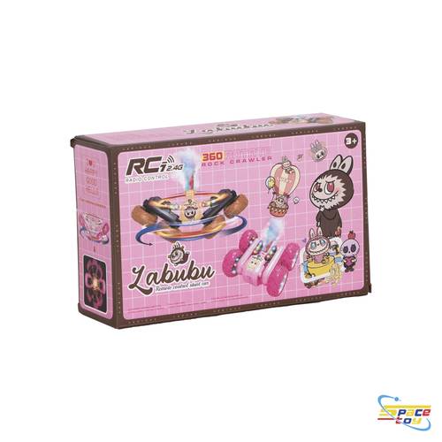 سيارة ريموت كنترول بهلوانية (Labubu Remote Control Stunt Car)