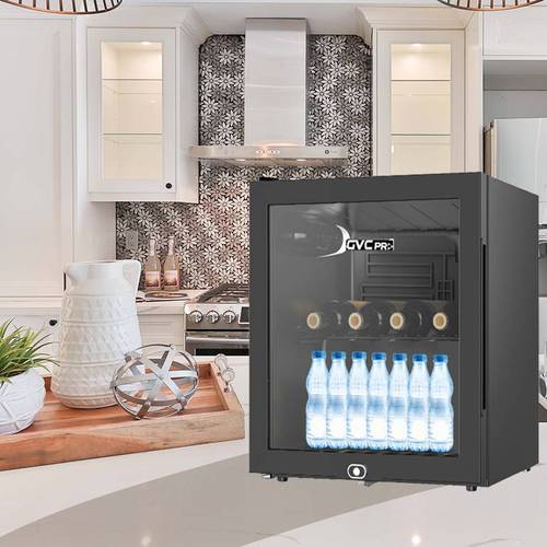 ثلاجة صغيرة ذكية بتصميم عصري كلاسيكي 48 لتر من GVC PRO