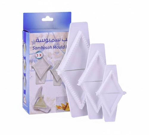 قالب سمبوسة - 3 حبات - 3 مقاسات