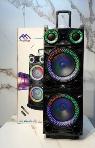 سماعة ومكبر صوت FEELMAX سماعتين بلوتوث مع اضاءة FL-839