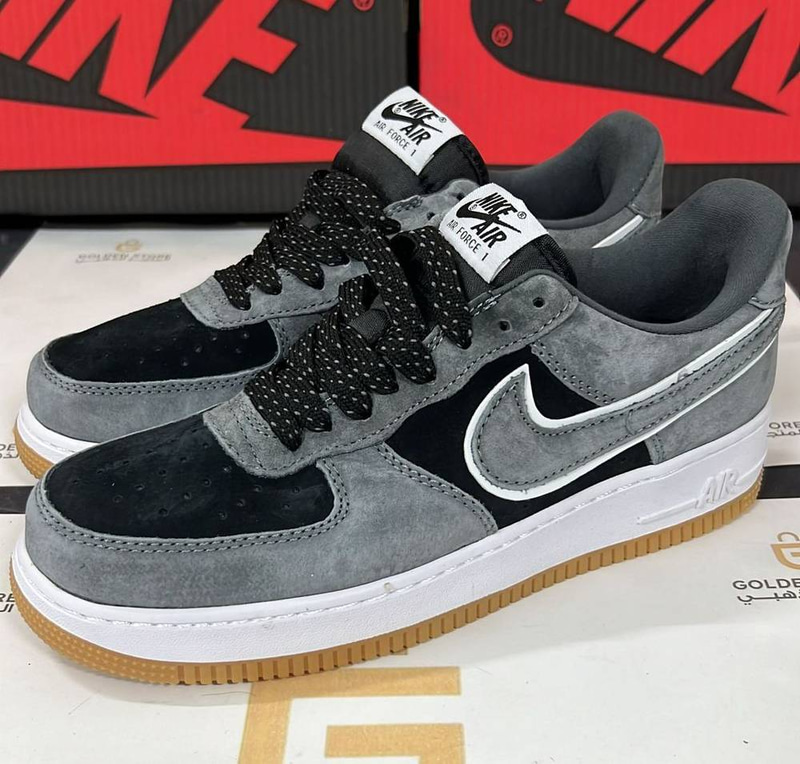  Nike Air Force 1 ( Gray / black ) 