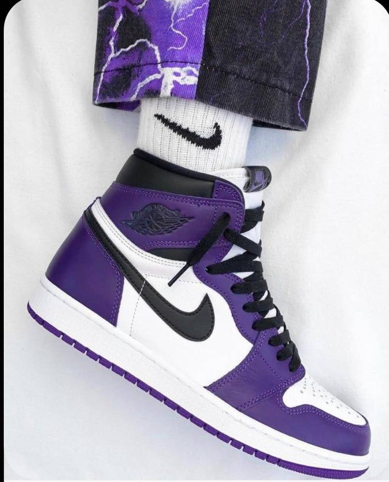 Air Jordan 1 Retro High OG Court Purple White