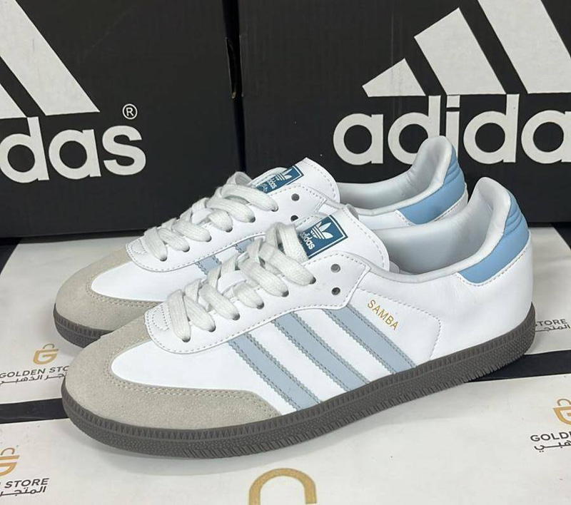 ADIDAS SAMBA WHITE / BLUE