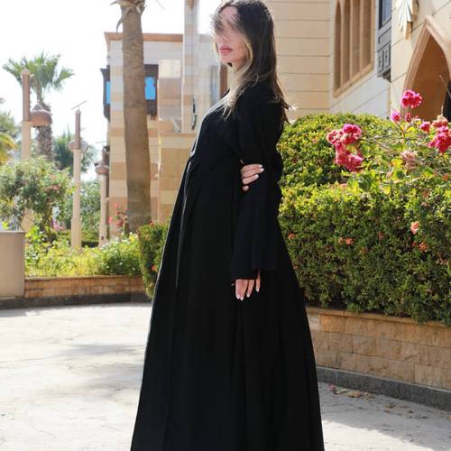 عباية كلوش كسرات قماش فرسان كوري 